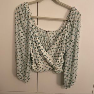 Free People Flowy Floral Top